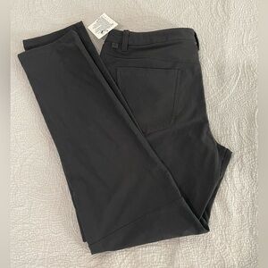 Lululemon Size 36 ABC Slim-Fit 5 Pocket Pant L Warpstreme, Black, NWT